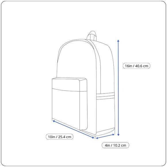 Ashley Black Women’s Black Nylon Secure Adjustable Straps Multi Pockets Backpack - Picture 13 of 13